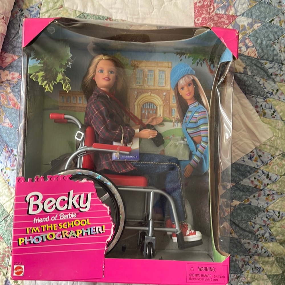 Barbie Becky friend of Barbie Im the school photographer